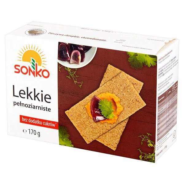 Sonko pieczywo lekkie pełnoziarn170g /10