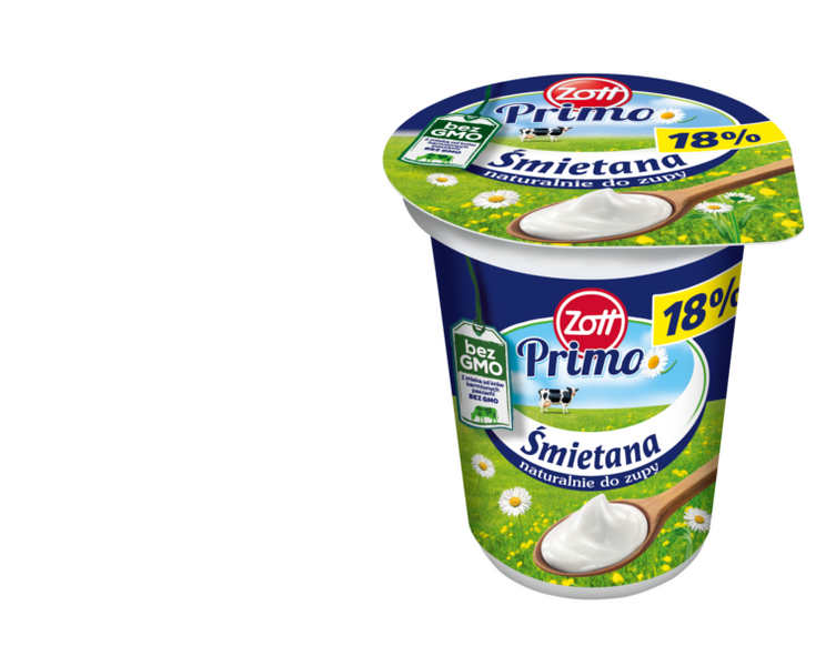 Zott Śmietana luksusowa18% 330g/12