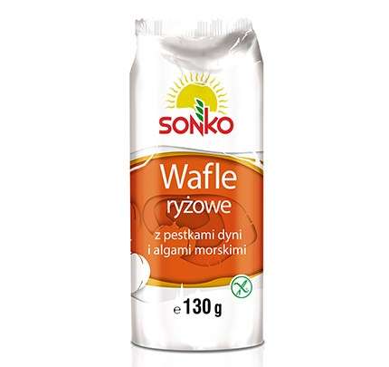 Sonko wafle ryżowe z pestk dyni 130g/16