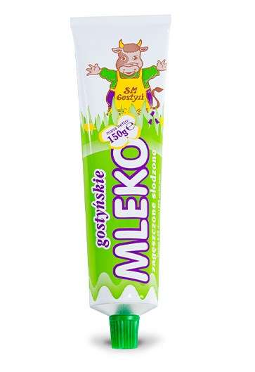 Gostyń Mleko Zagęsz.TUBA białe 150g/20