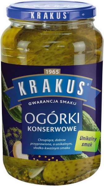 Krakus Ogórki konserwowe 920g /6