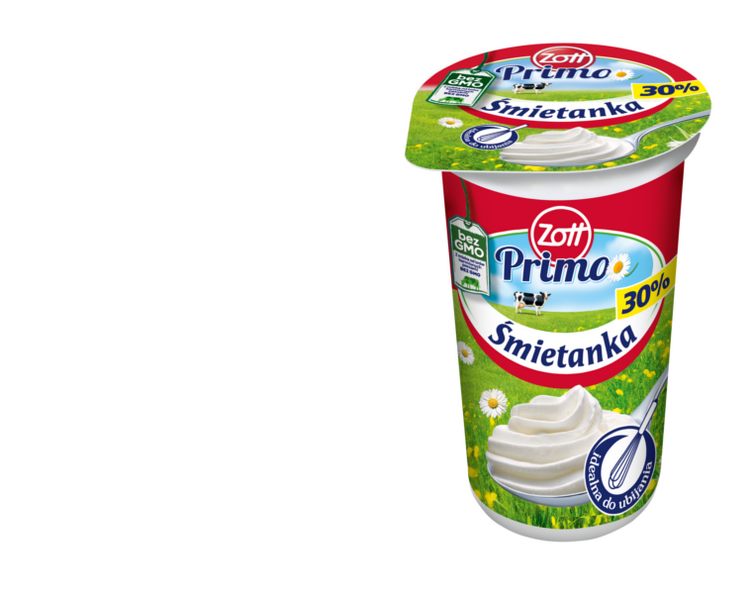 Zott Śmietana luksu 30%kubek200ml/24