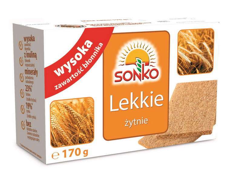 Sonko pieczywo lekkie żytnie 170g /10/