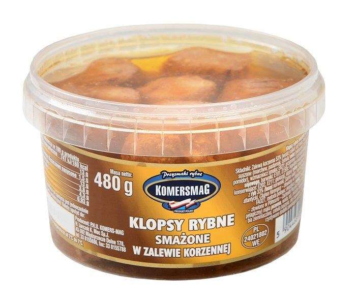 KOMERSMAG Klopsy ryb.w zal.korzen.480g/6