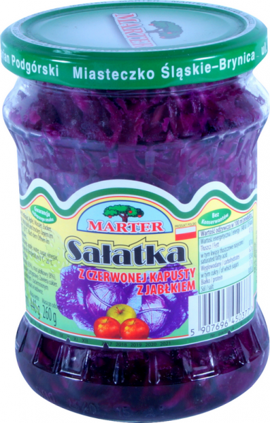 MARTER kapusta czerwona z jabłk 0,5l /8