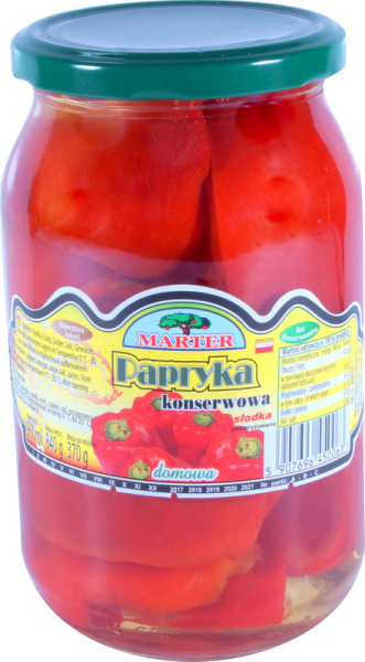 MARTER papryka konserwowa 0,9l /8