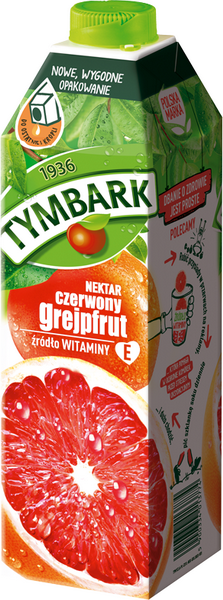 Tymbark 1l czerwony grejpfrut /6/