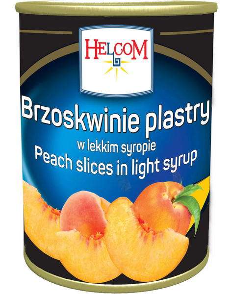 Helcom brzoskwinia w syropie 820g /12