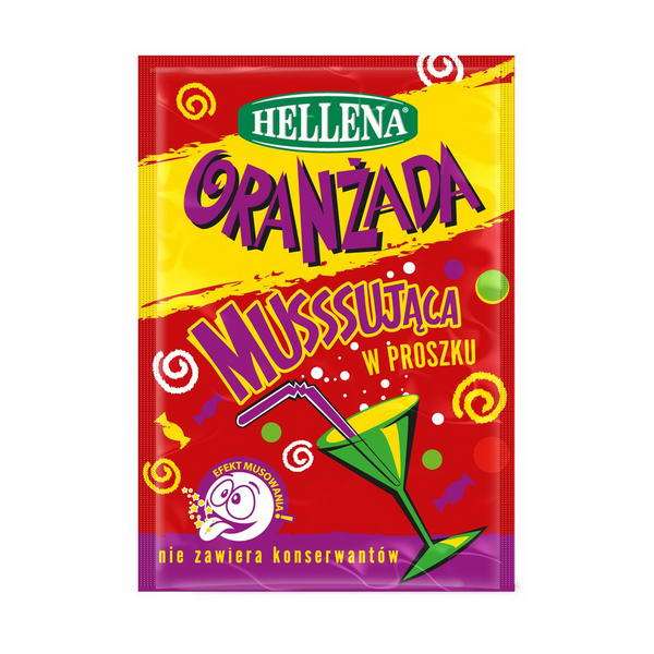 Hellena w proszku czerwona 18g/70