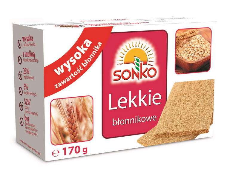 Sonko pieczywo lekkie błonnik 170g /10