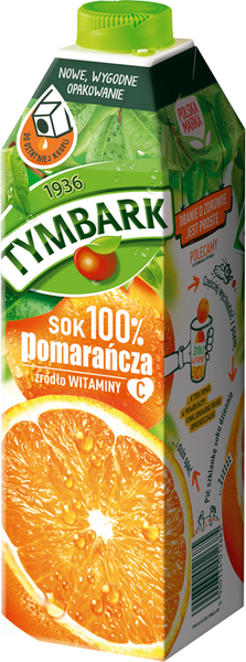 Tymbark 1l pomarańcza /12/