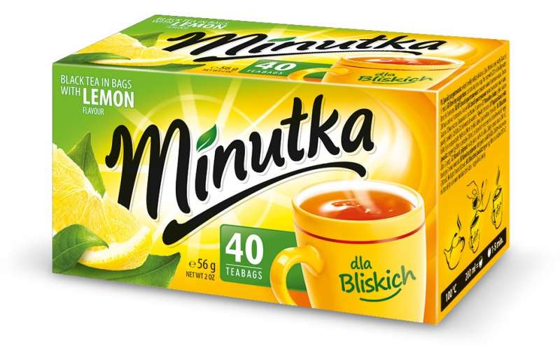 MOKATE Herbata Minutka Cytryna 40szt/12