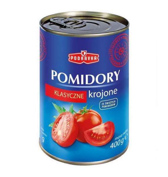 Podravka Pomidory krojone 400g/12/