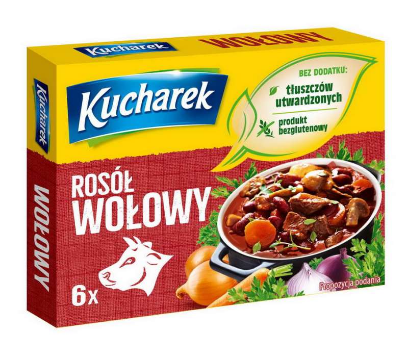 Kucharek Rosół wołowy 60g /24/