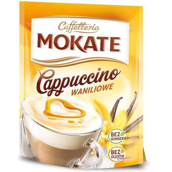 MOKATE cappucino waniliowe 110g/10