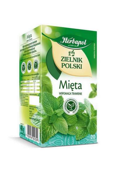 Herbapol zielnik polski mięta 20t /12