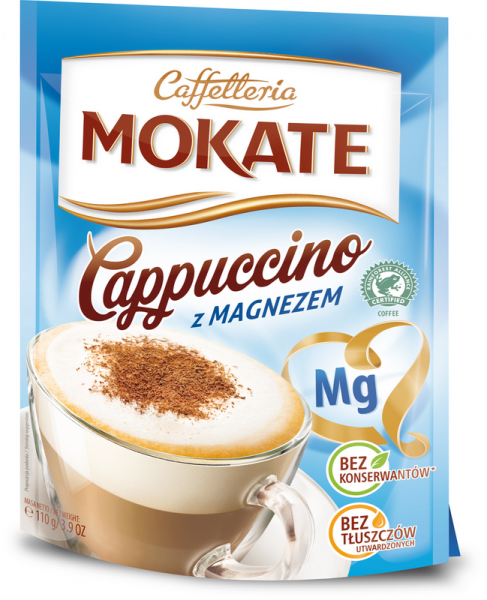 MOKATE cappucino z magnezem 110g /10