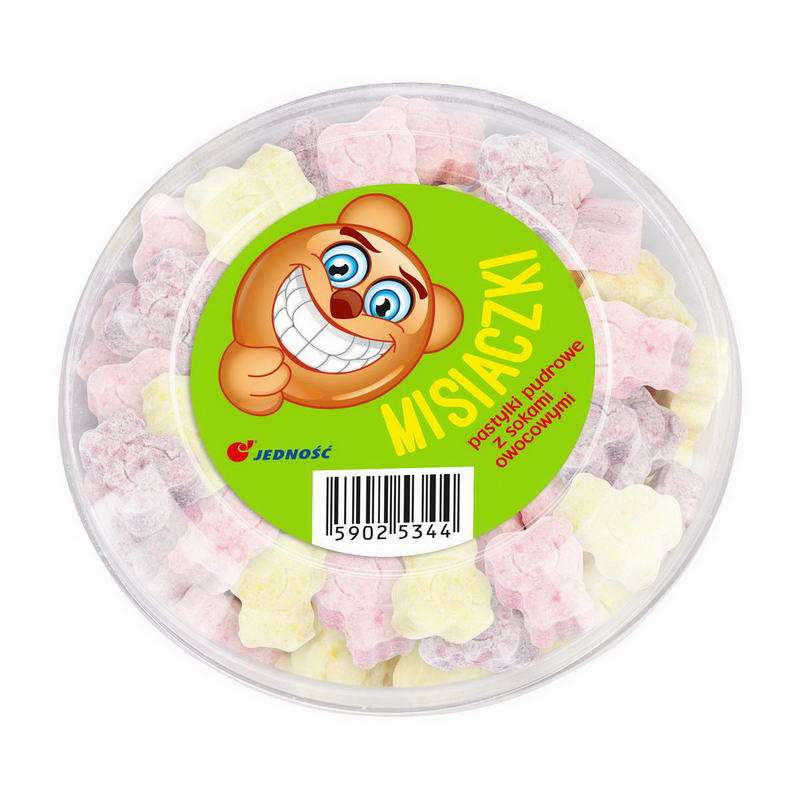 Jedność Pastylki Pudrowe Misiaczki120g/5