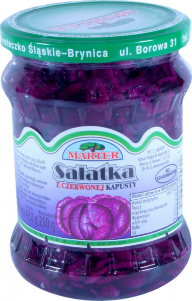 MARTER kapusta czerwona 0,5l /8