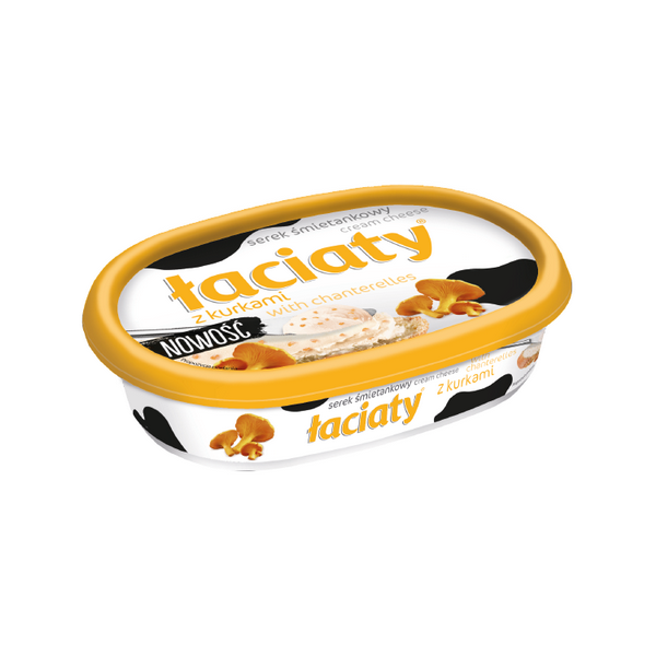 Mlekpol Serek Łaciaty z kurkami 135g/12/