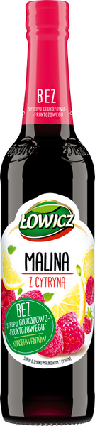 Łowicz syrop malina cytryna 400ml/6