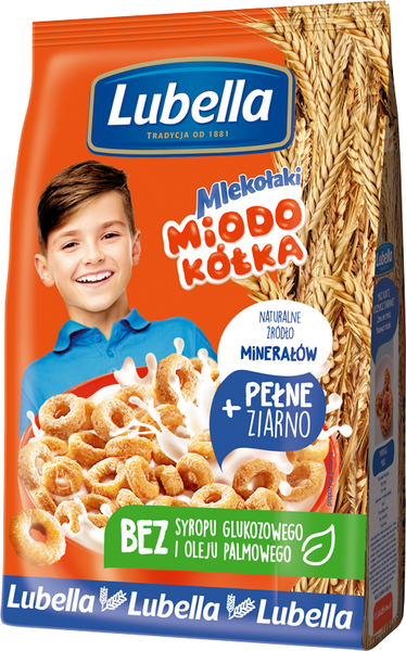 Mlekołaki Płatki kółka miodowe250g/12