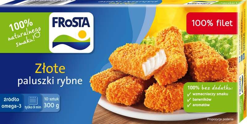Frosta Paluszki rybne złote 300g /10/