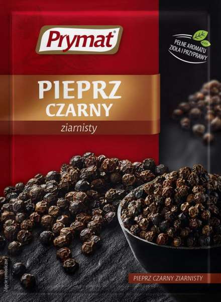 Prymat Pieprz czarny ziarnisty 20g/23