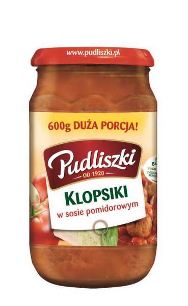 Pudliszki Klopsiki wp.600g /8/