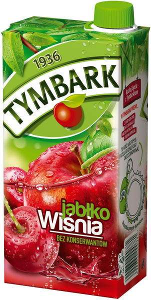 Tymbark 1l jabłko-wiśnia /12/