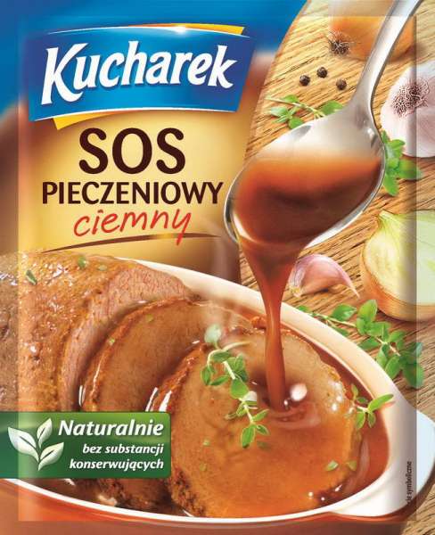 Kucharek Sos do pieczeni ciemny 28g/30