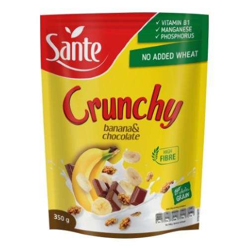 Sante crunchy banan/czekolada350g/14
