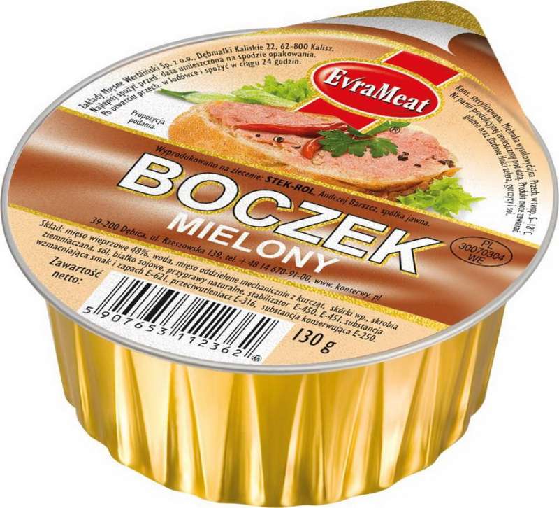 Evra Meat 130g Boczek Mielony /20