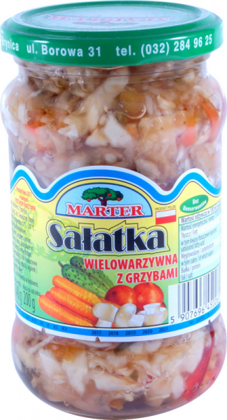 MARTER sałatka z grzybami 0,37l /10