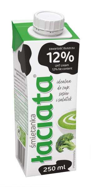 Mlekpol Śmiet UHT 12% 250ml Łaciata/18