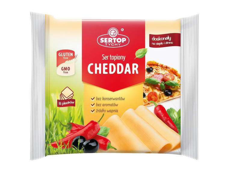 SERTOP Ser top plastry Cheddar 130g/10/