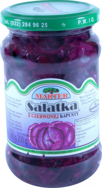 MARTER kapusta czerwona 0,37l /10