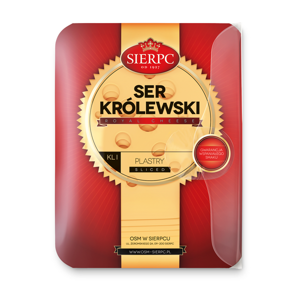 Sierpc Ser Królewski plastry 135g/17/