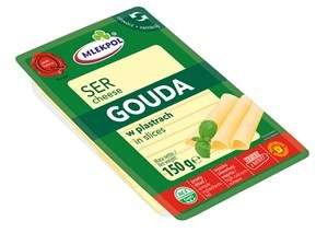 Mlekpol Ser Gouda plastry 150g/12