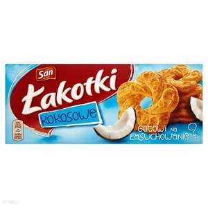 San Łakotki kokosowe 168g /12/