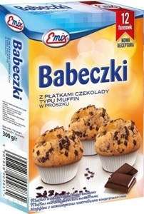 Emix Babeczki z płatkami czekol.300g/5
