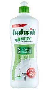 Ludwik płyn 925g d/naczyń mięta /12