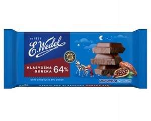 Wedel Czekolada gorzka 64% 90g/ 22