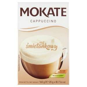 @MOKATE cappucino śmietan.kart.20gx8