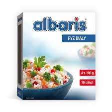 Albaris ryż biały 4*100g/12