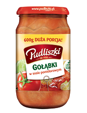 Pudliszki Gołąbki w sosie pom.590/600g