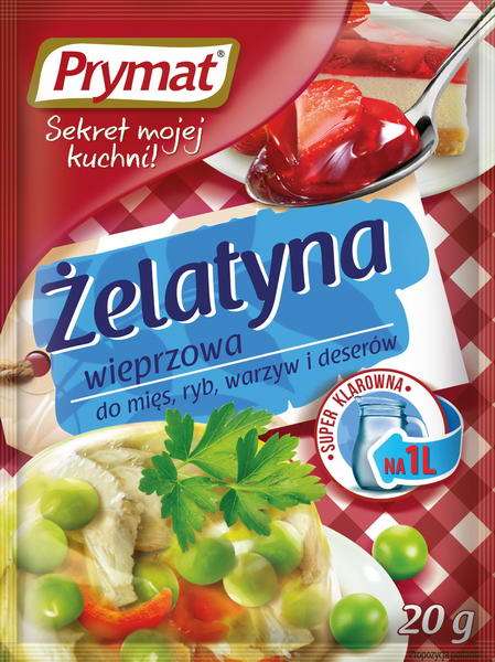 Prymat Żelatyna spożywcza 20g/25