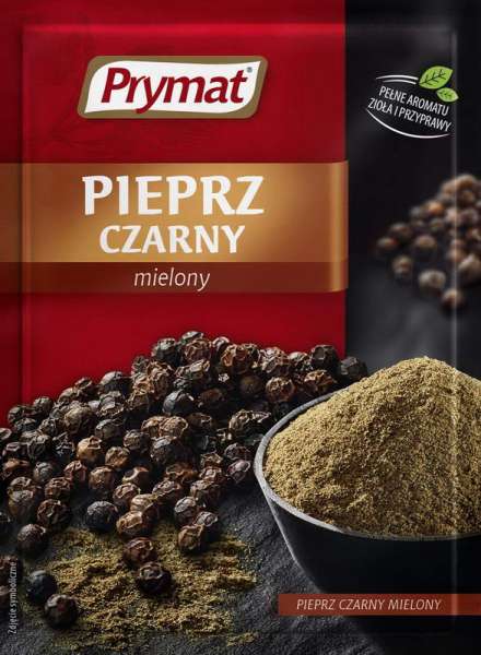 Prymat Pieprz czarny mielony 20g/30