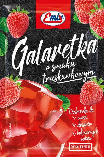 Emix Galaretka truskawkowa 75g /27