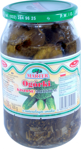 MARTER ogórki kiszone 0,9l /8